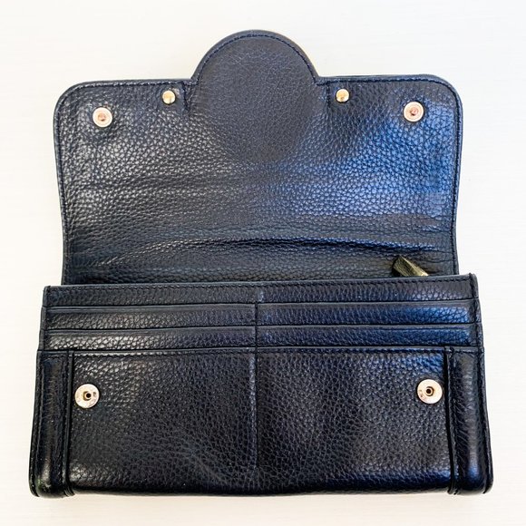 Tory Burch Black Leather Wallet 🖤 - Picture 4 of 6